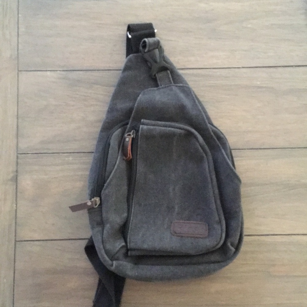 Flish Gray Canvas Sling